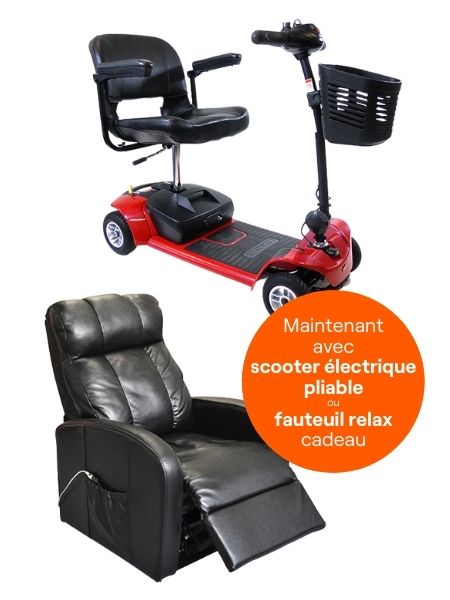 Scooter Electrique Pliable Fauteuil Relax Cadeau